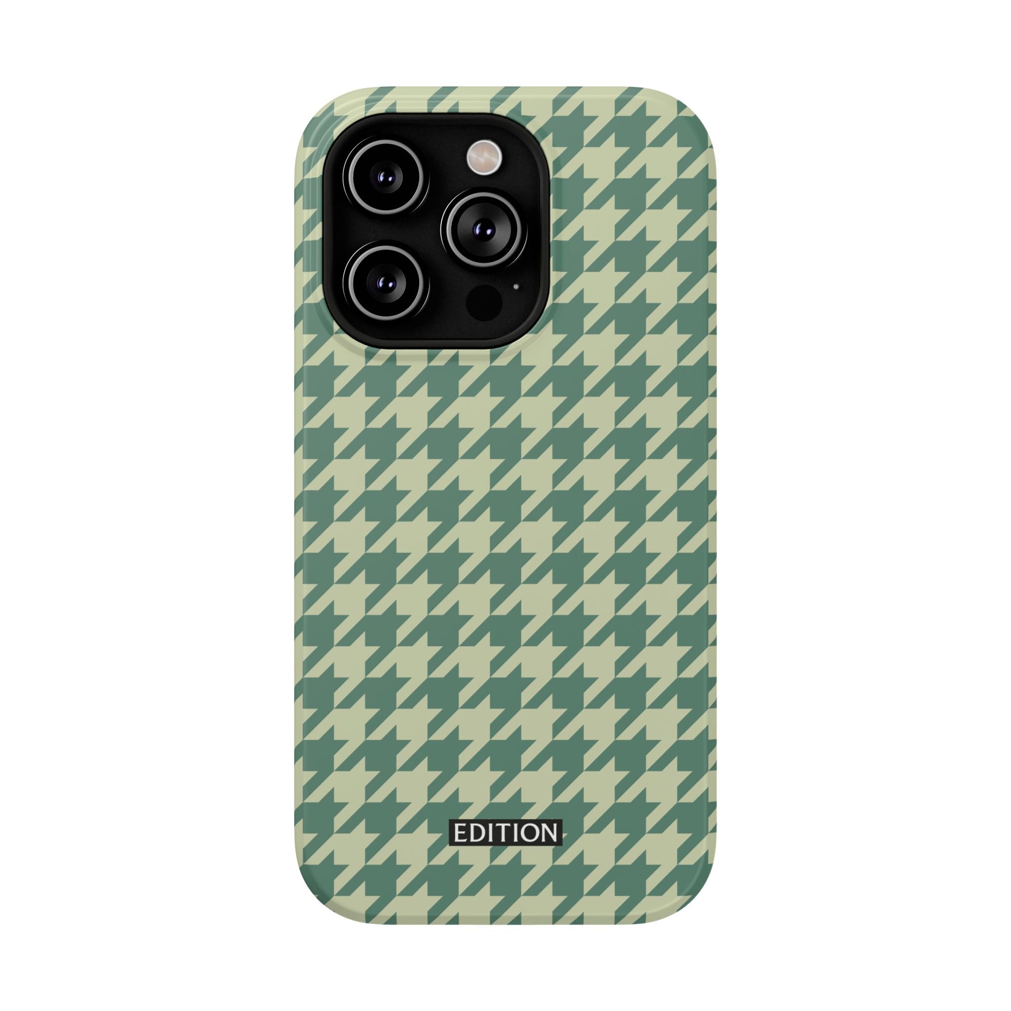 Key Lime Pie Houndstooth Case