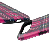 Hot Pink and Navy Plaid Case