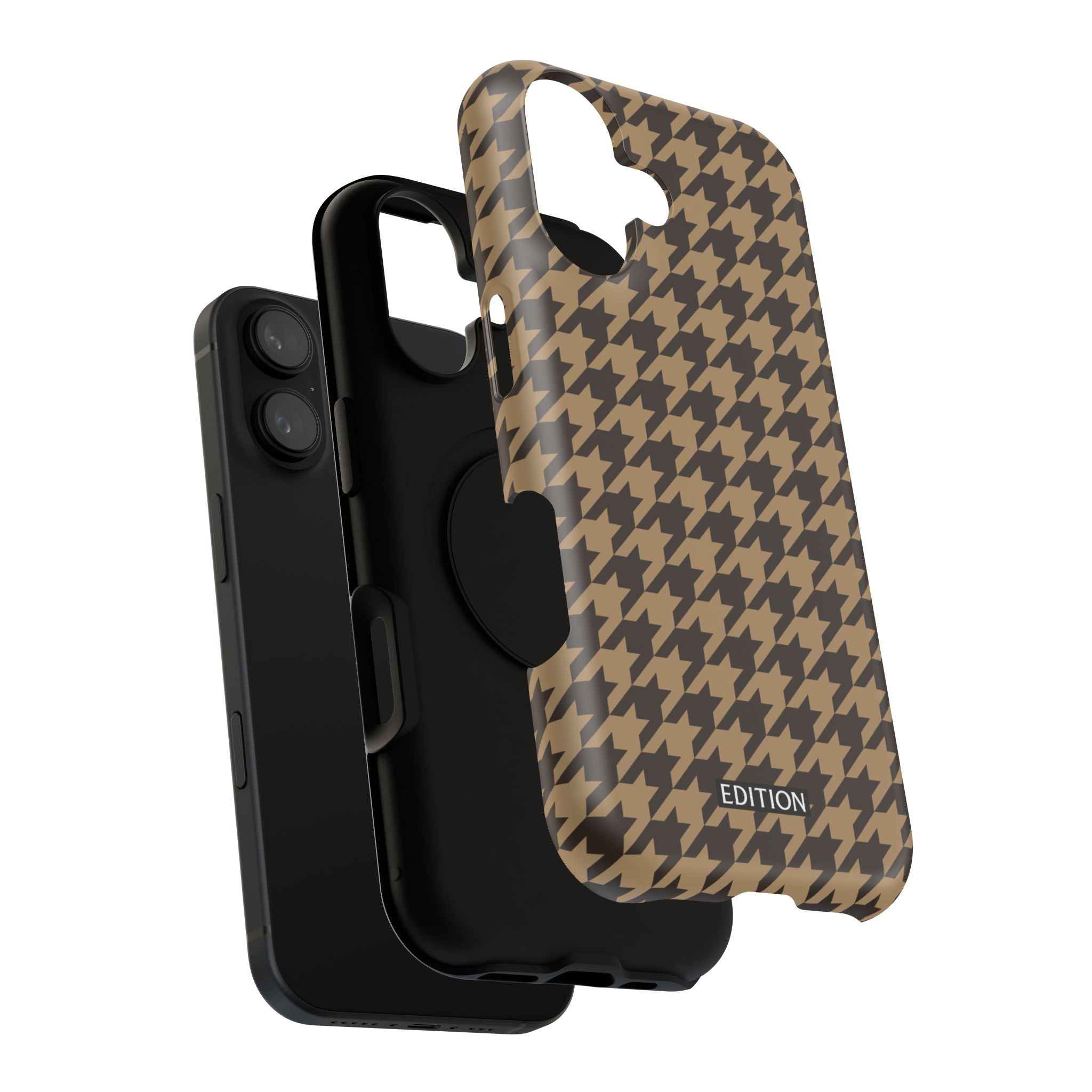 Chocolate Chip Cookie Houndstooth Case