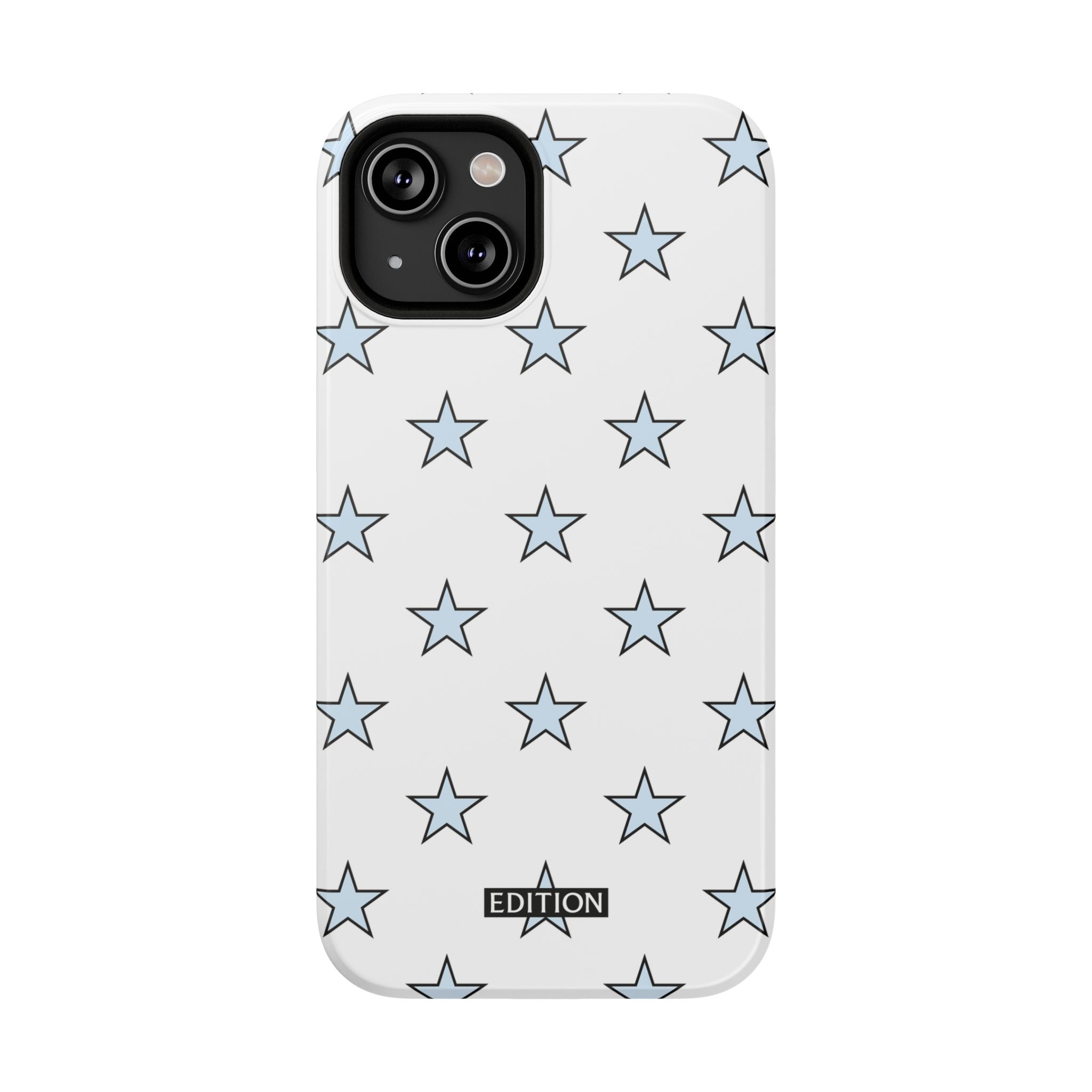 Blue and White Star Case
