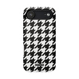 Black and White Houndstooth Case