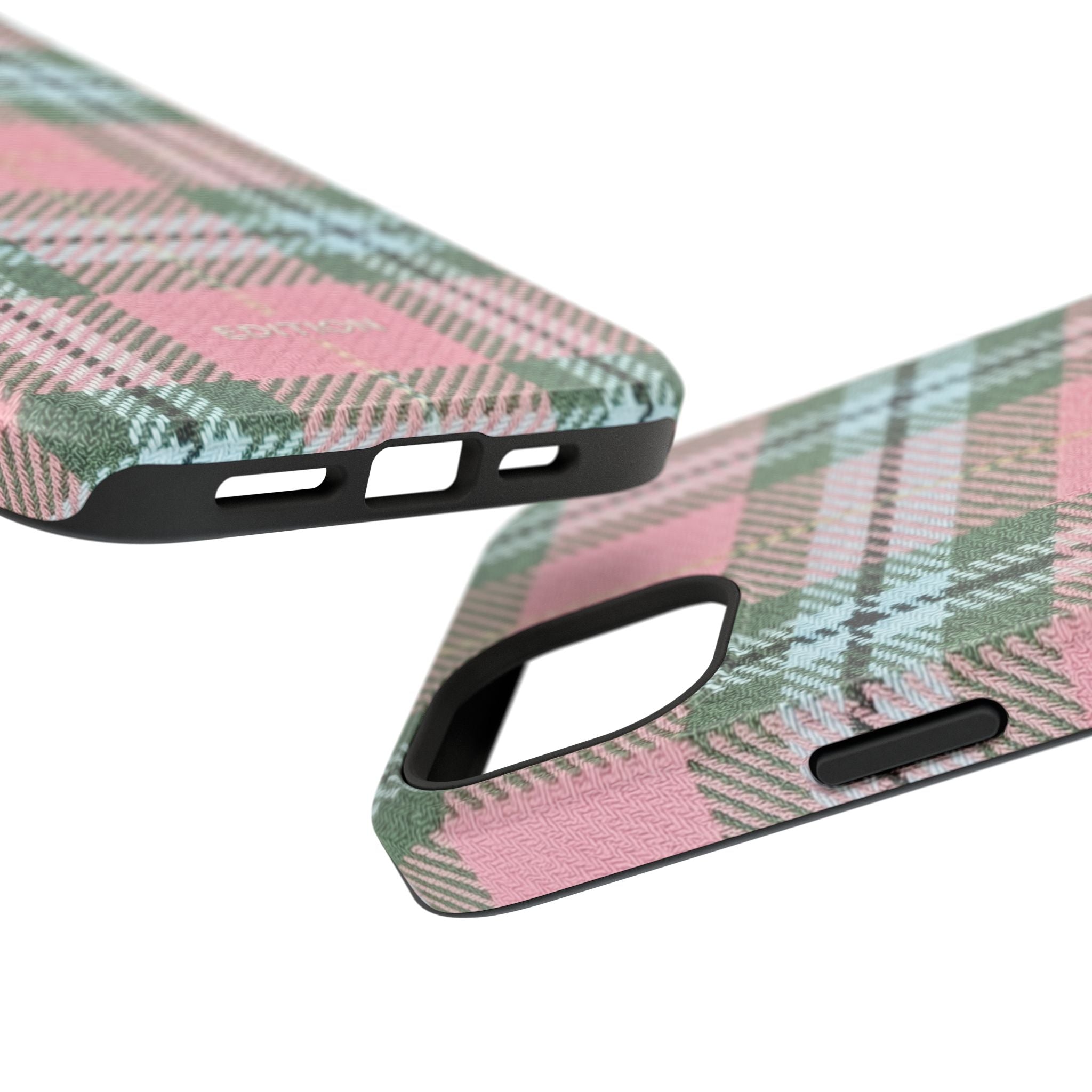 Baby Pink Plaid Case