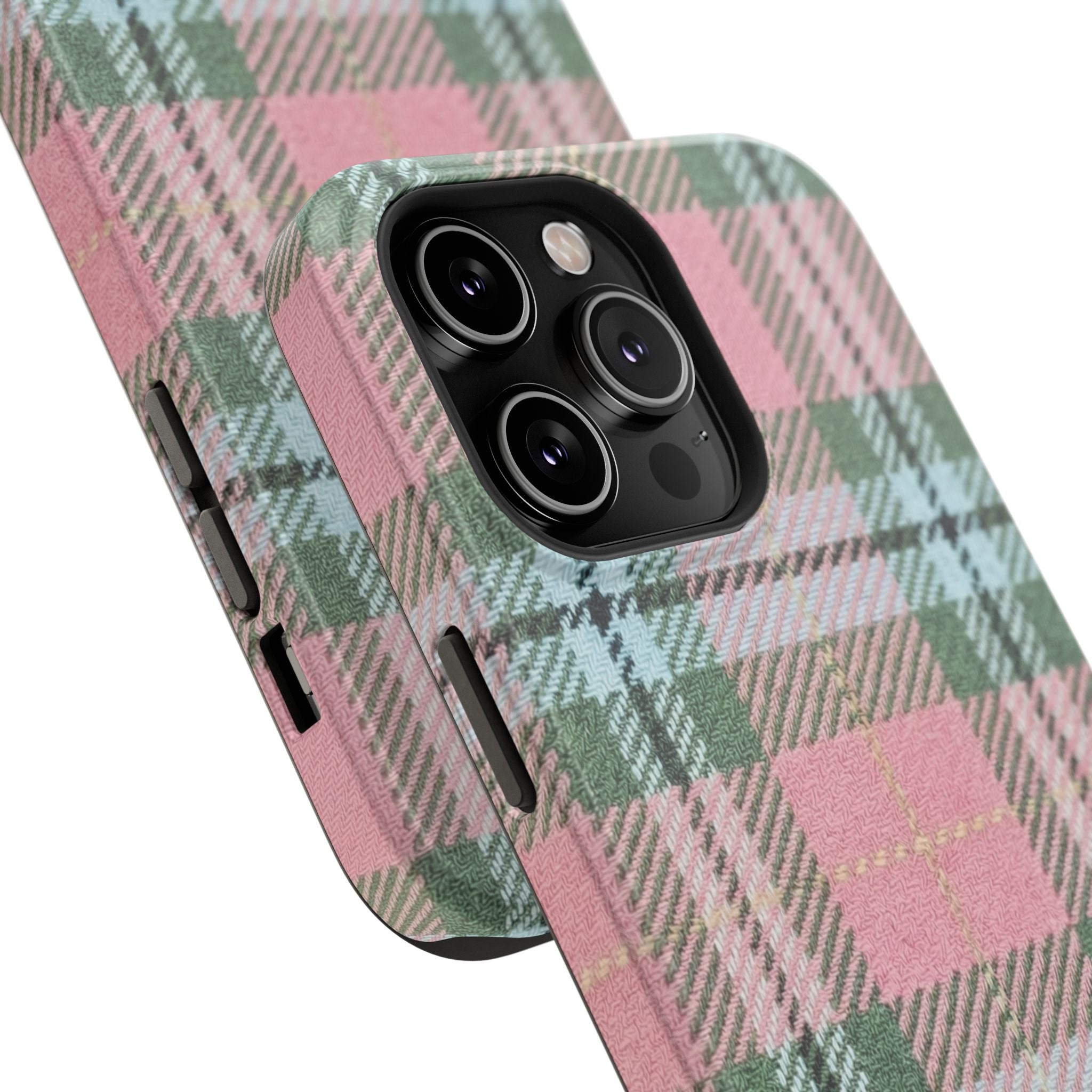 Baby Pink Plaid Case