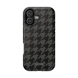 Grey Houndstooth Case
