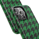 Green Houndstooth Case