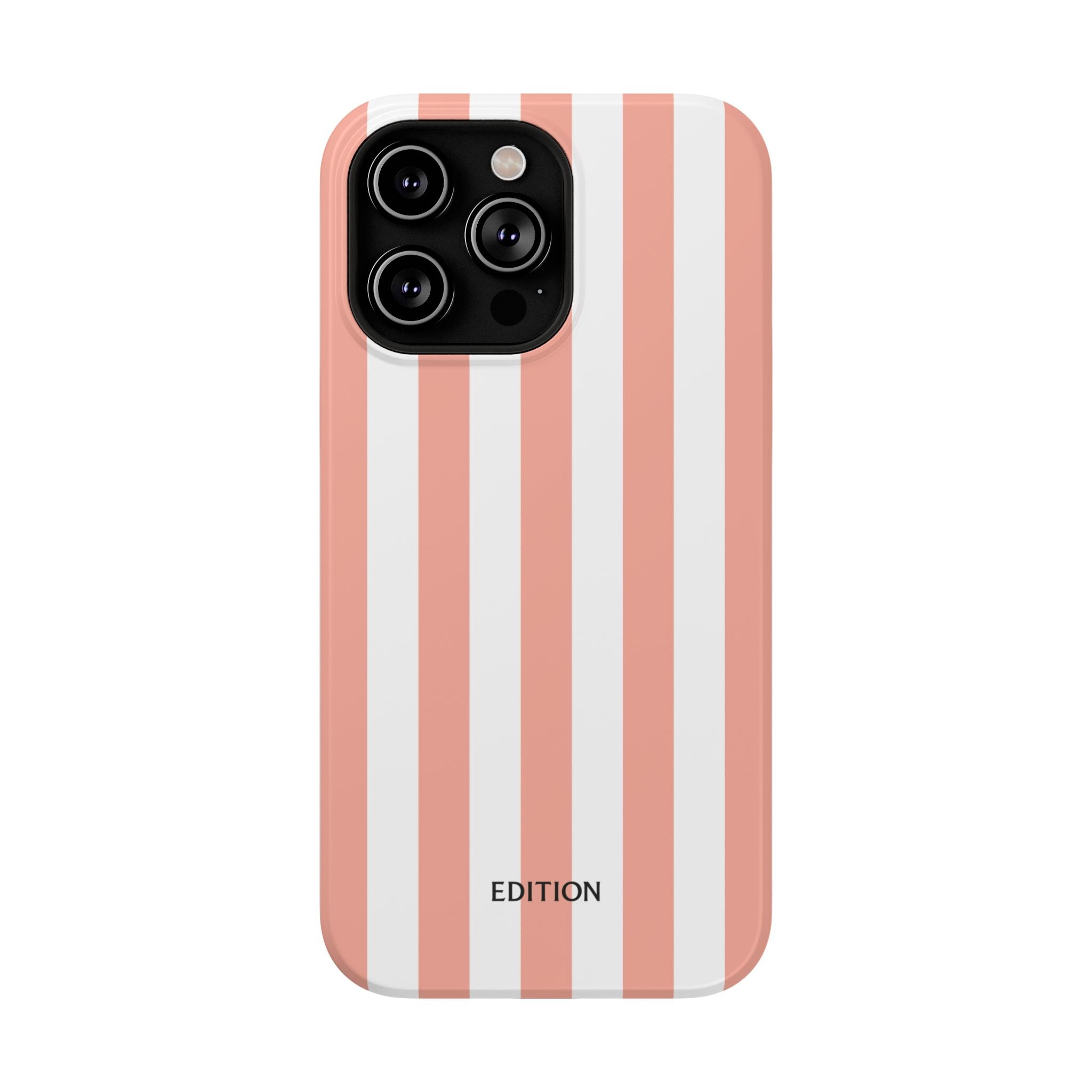 Peach Beach Stripe Case