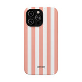Peach Beach Stripe Case