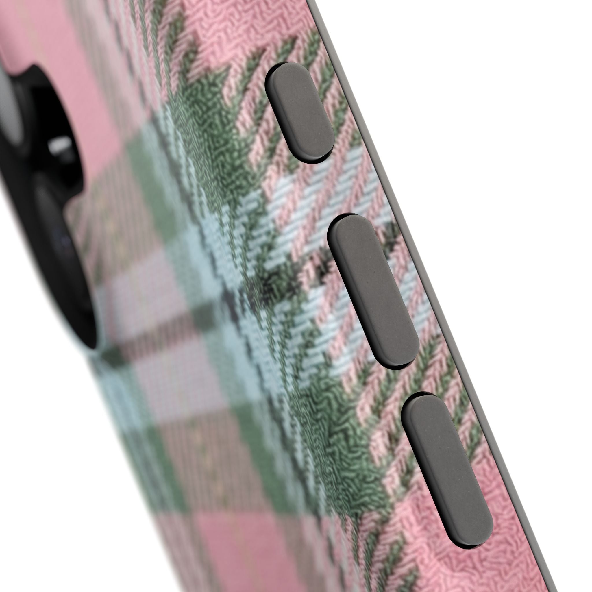 Baby Pink Plaid Case