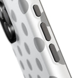 Grey and White Polka Dot Case