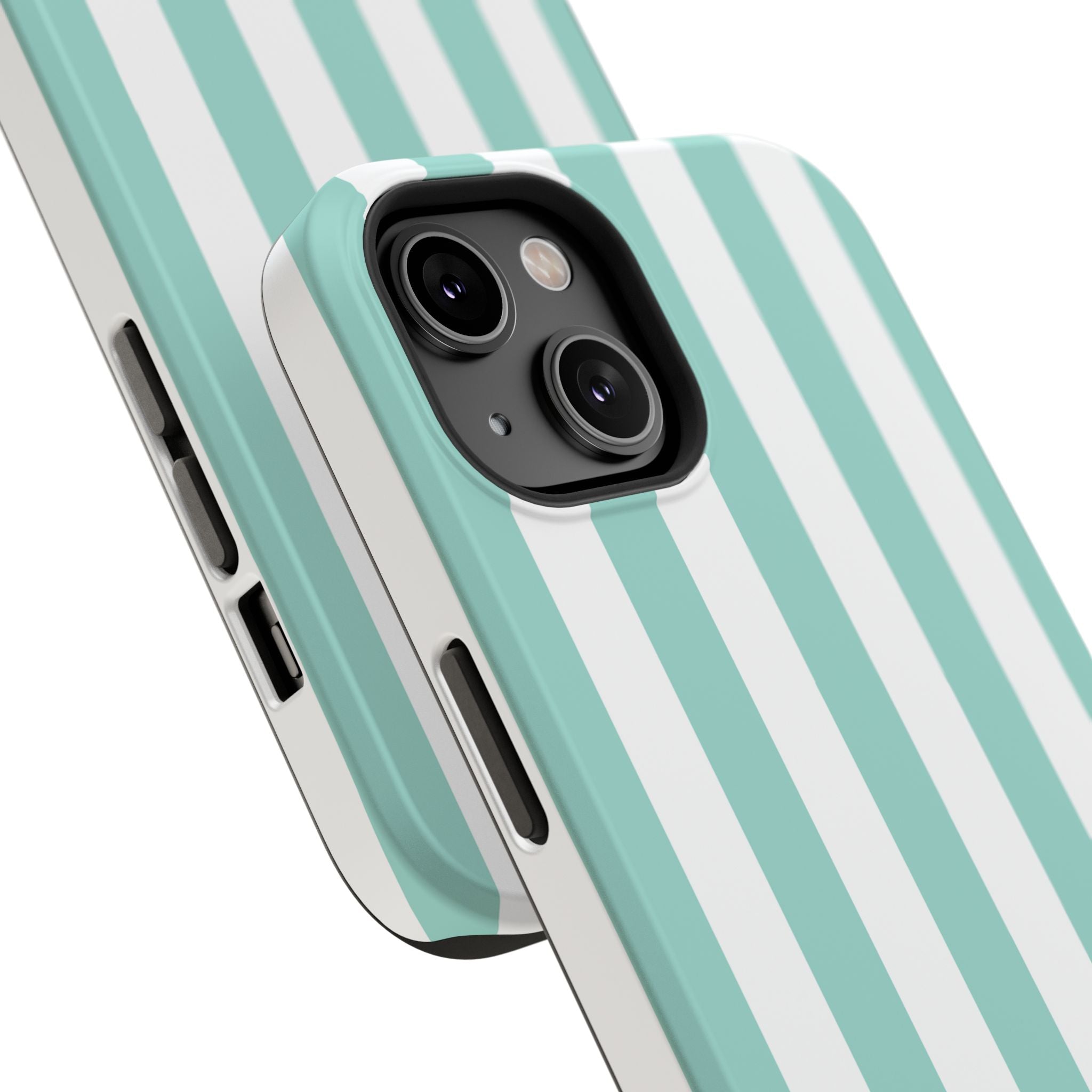 Teal Beach Stripe Case