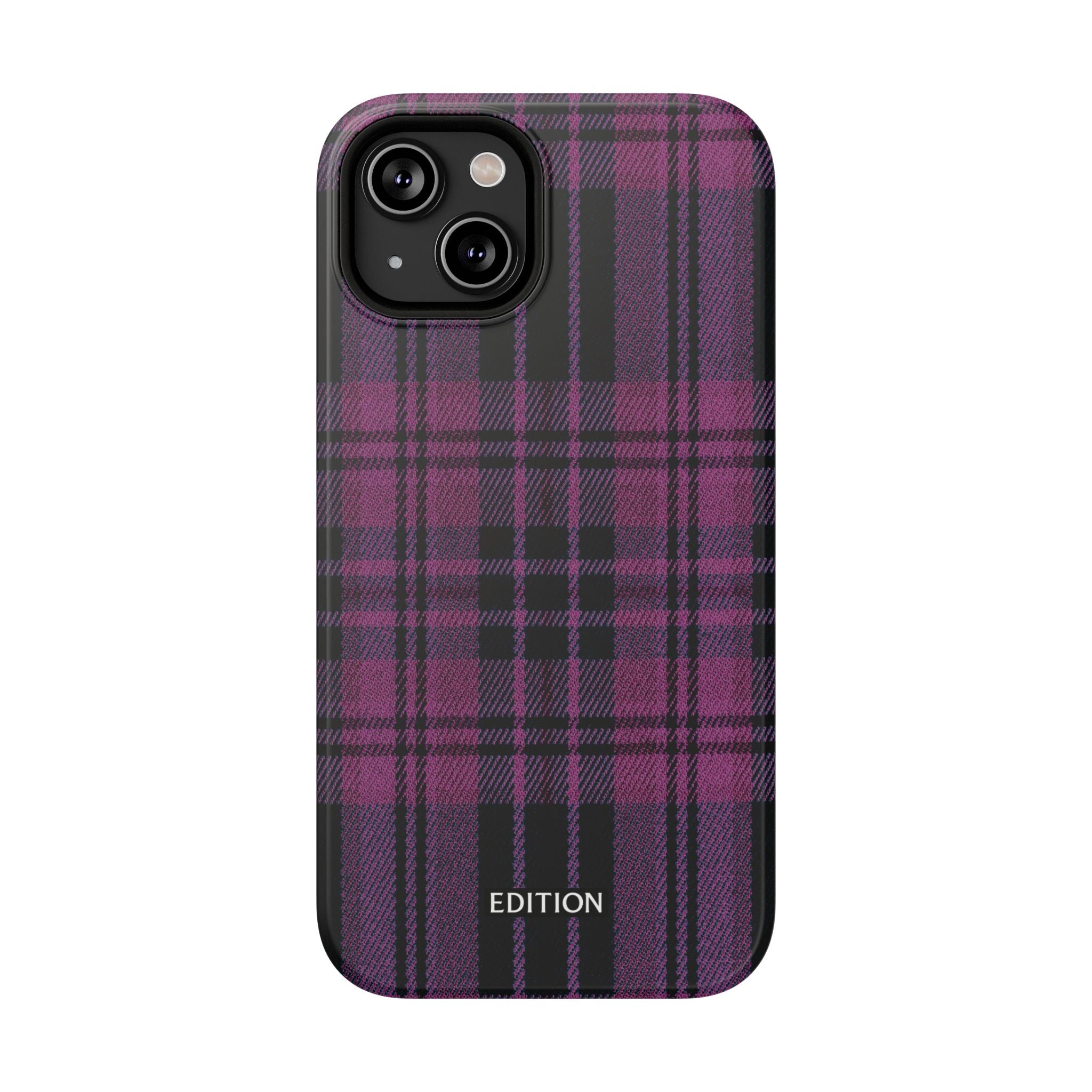 Black and Pink Plaid Case