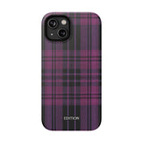Black and Pink Plaid Case