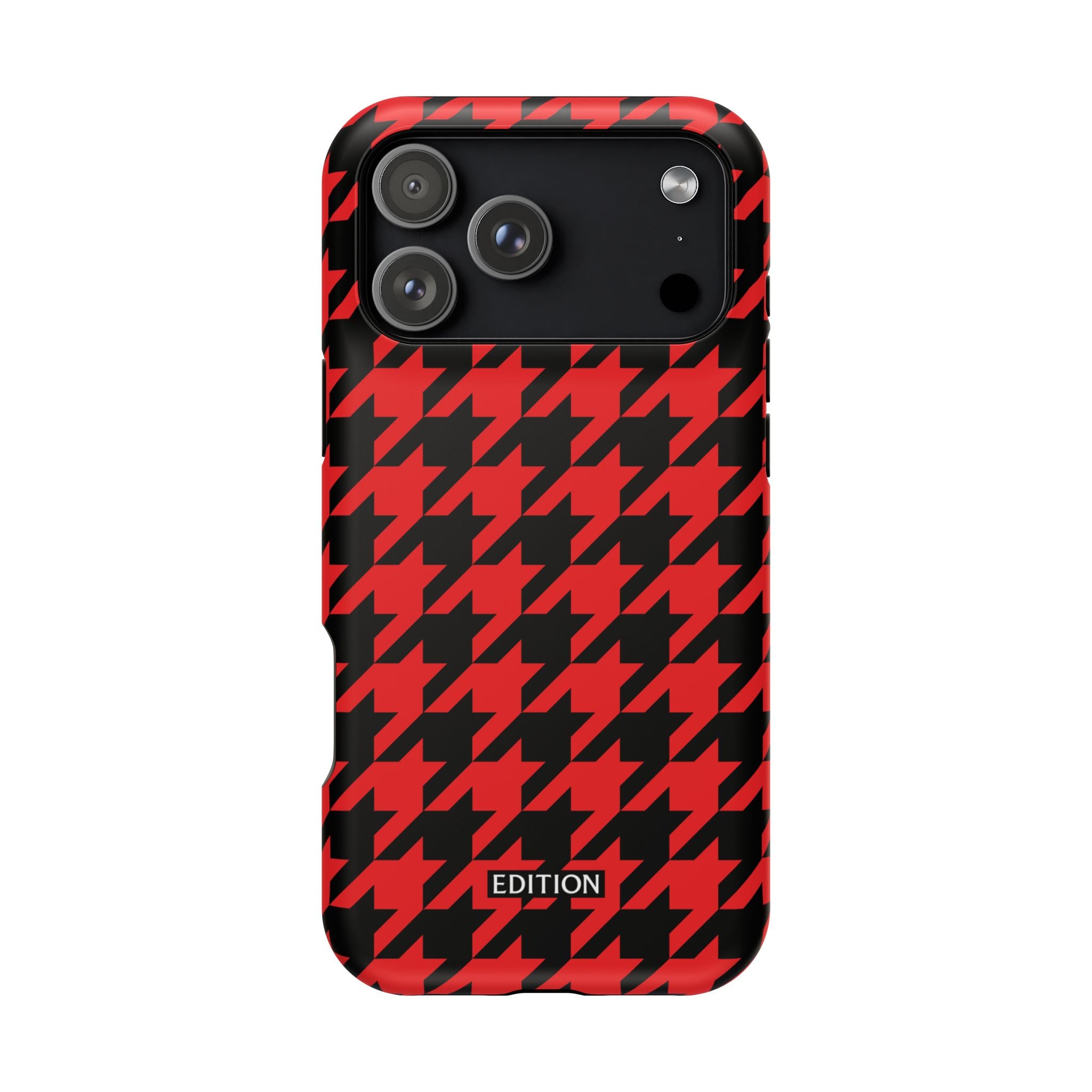 Red Houndstooth Case