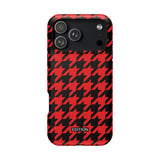 Red Houndstooth Case