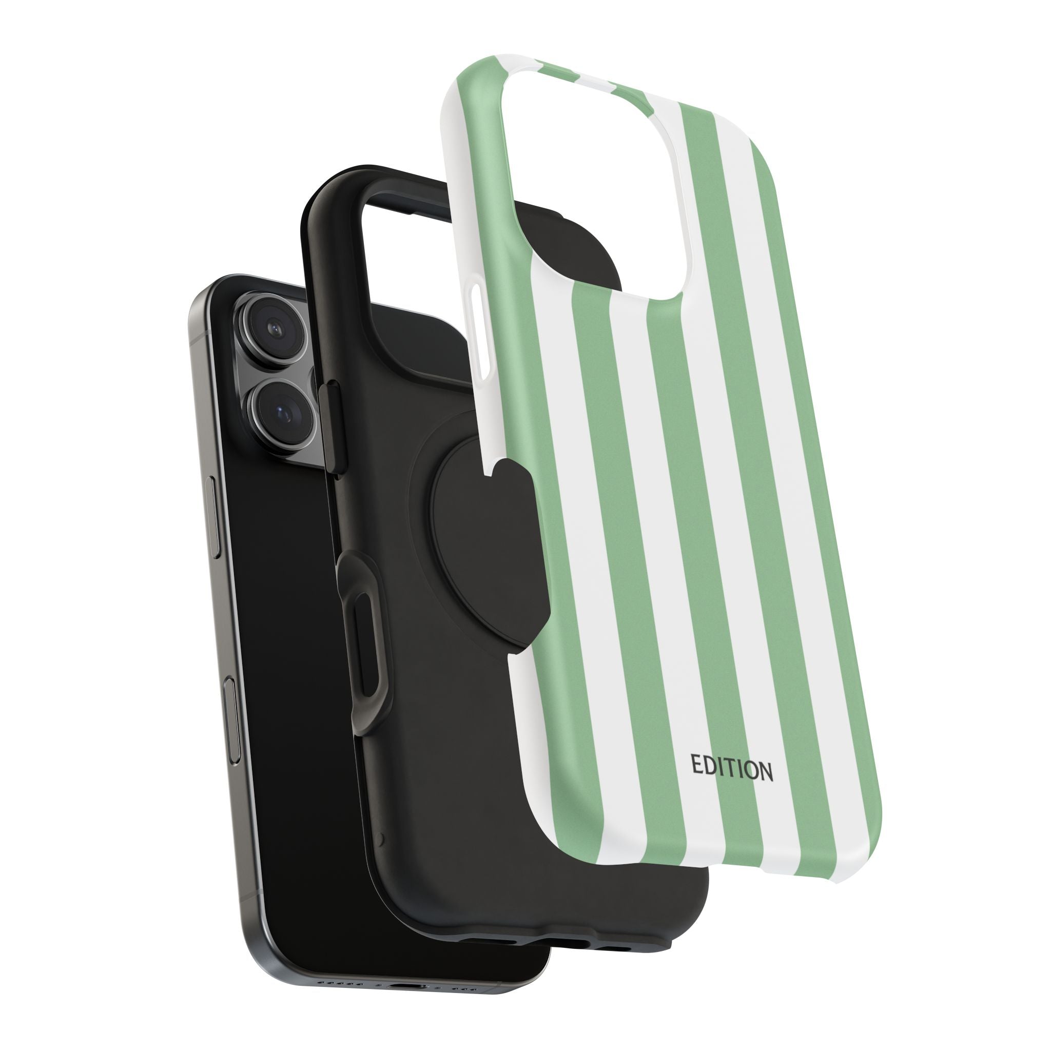 Green Beach Stripe Case