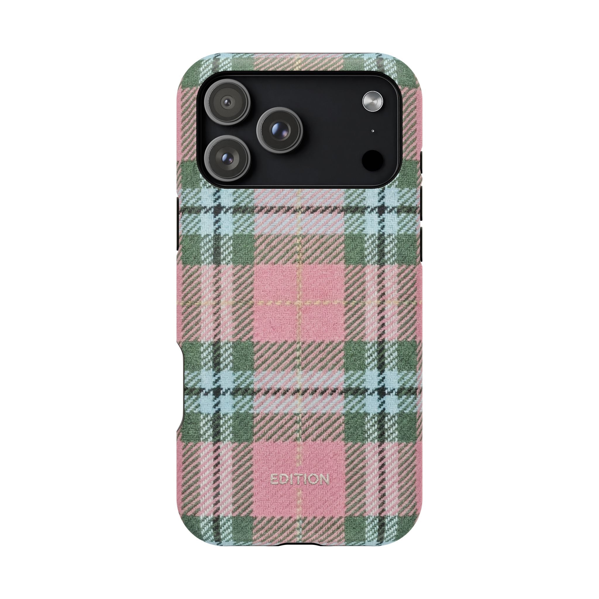 Baby Pink Plaid Case