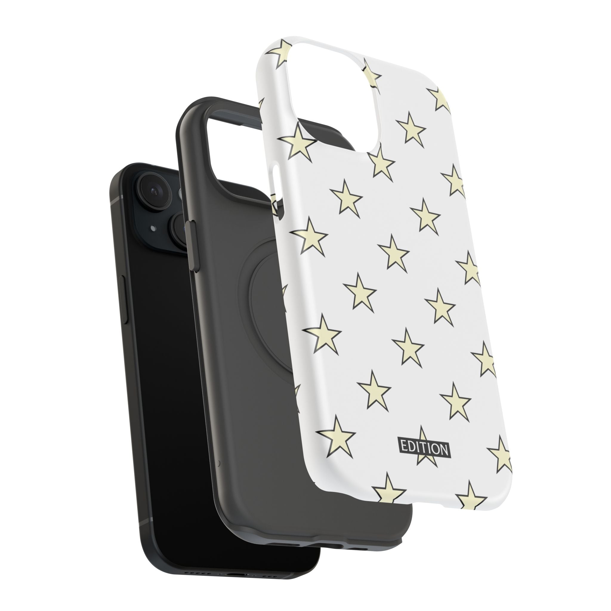 Yellow and White Star Case