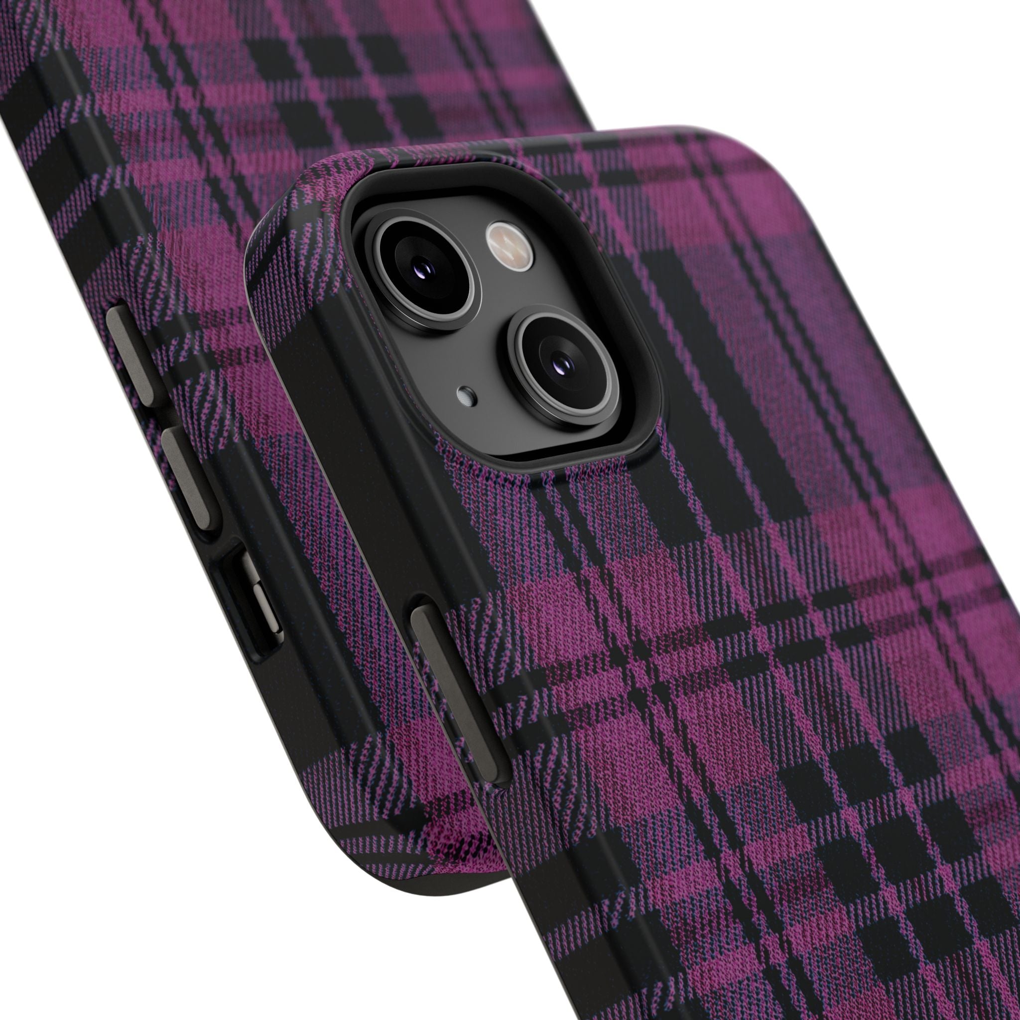 Black and Pink Plaid Case