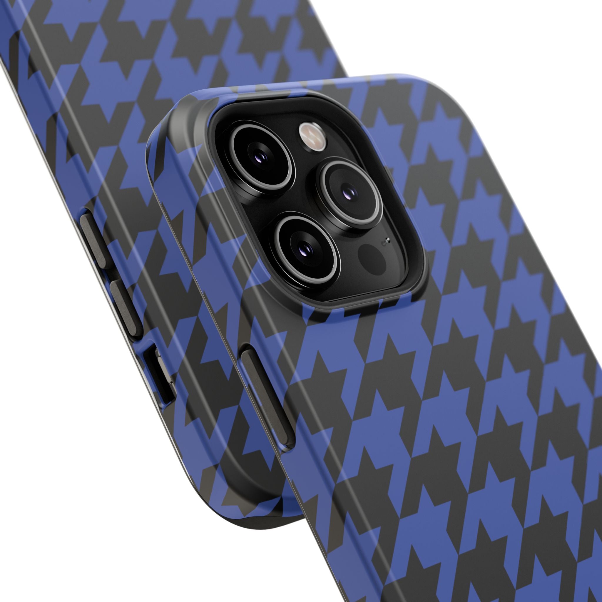 Blue Houndstooth Case