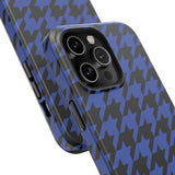Blue Houndstooth Case