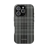 Black Plaid Case