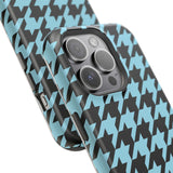 Baby Blue Houndstooth Case