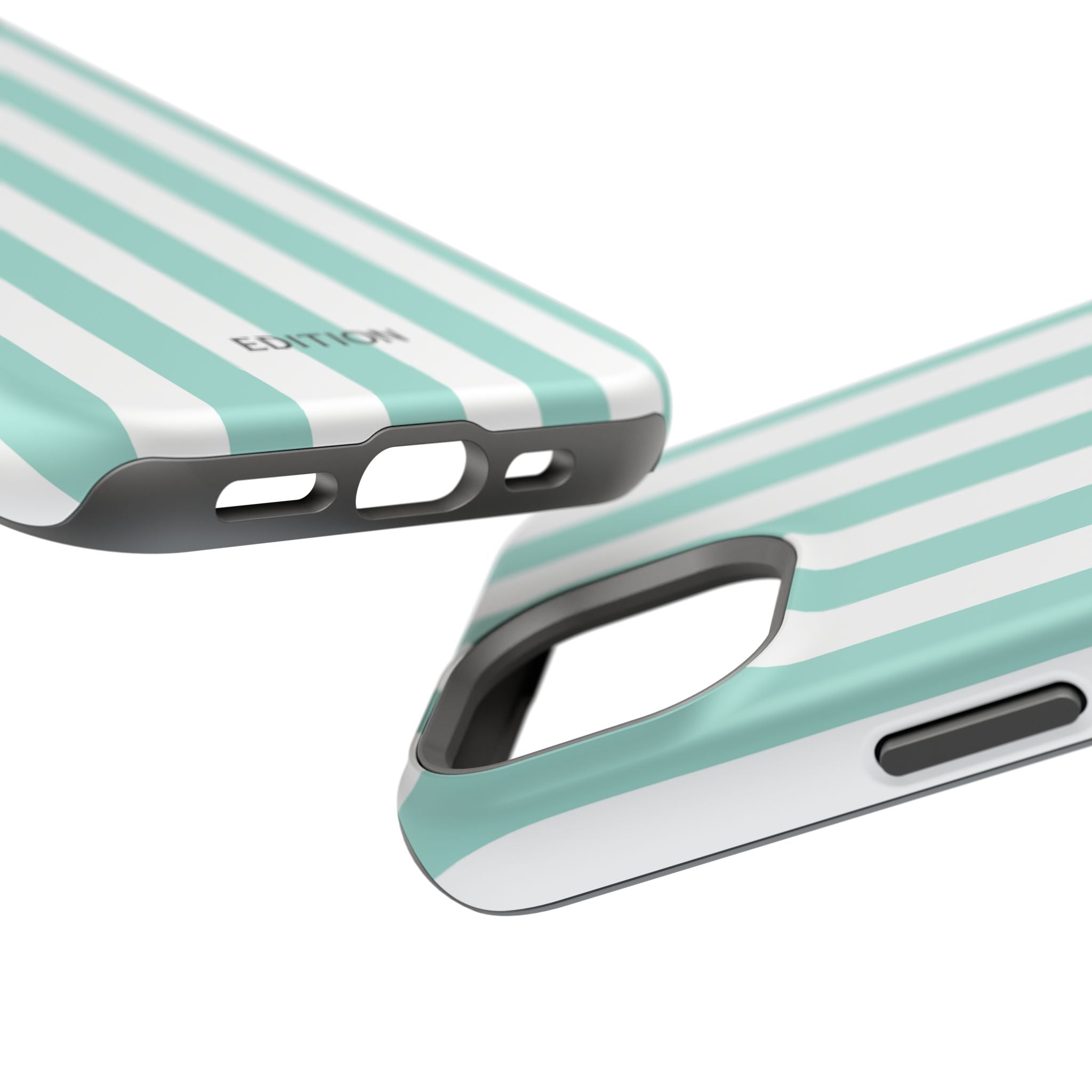 Teal Beach Stripe Case