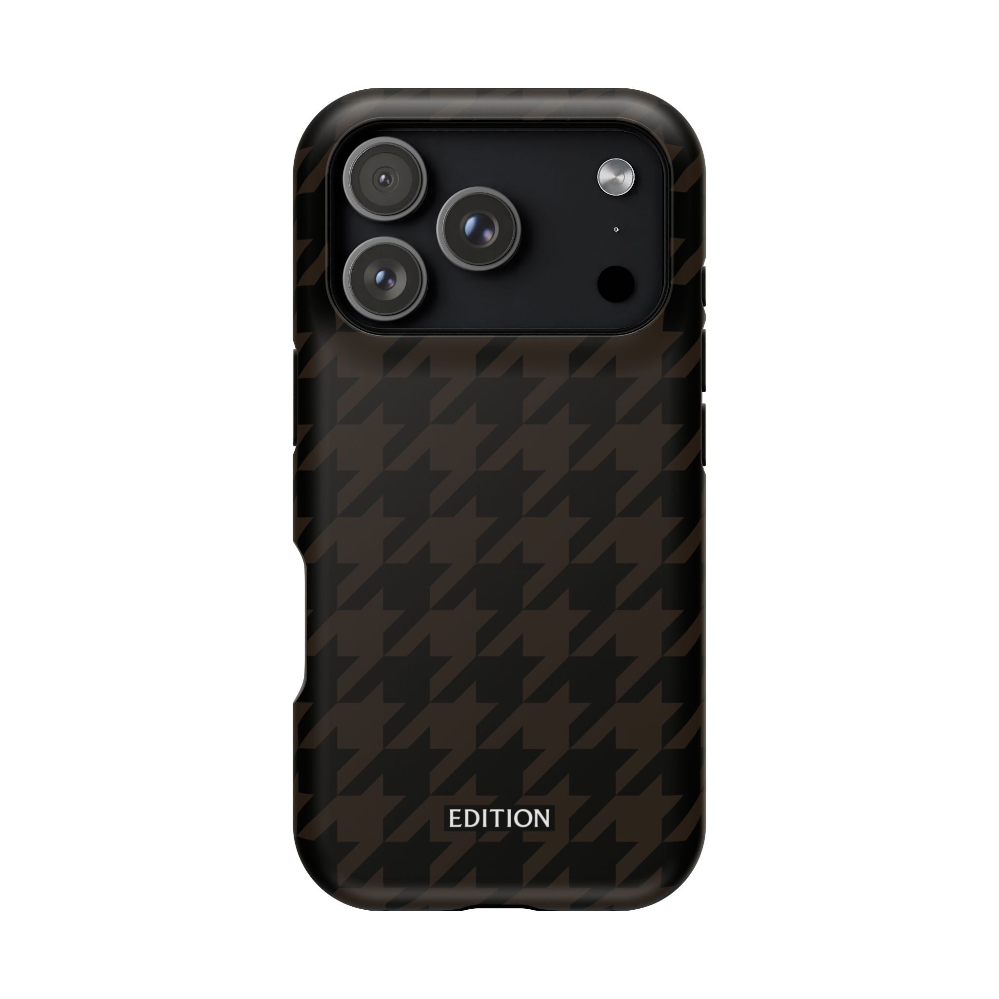 Brown Houndstooth Case