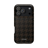 Brown Houndstooth Case
