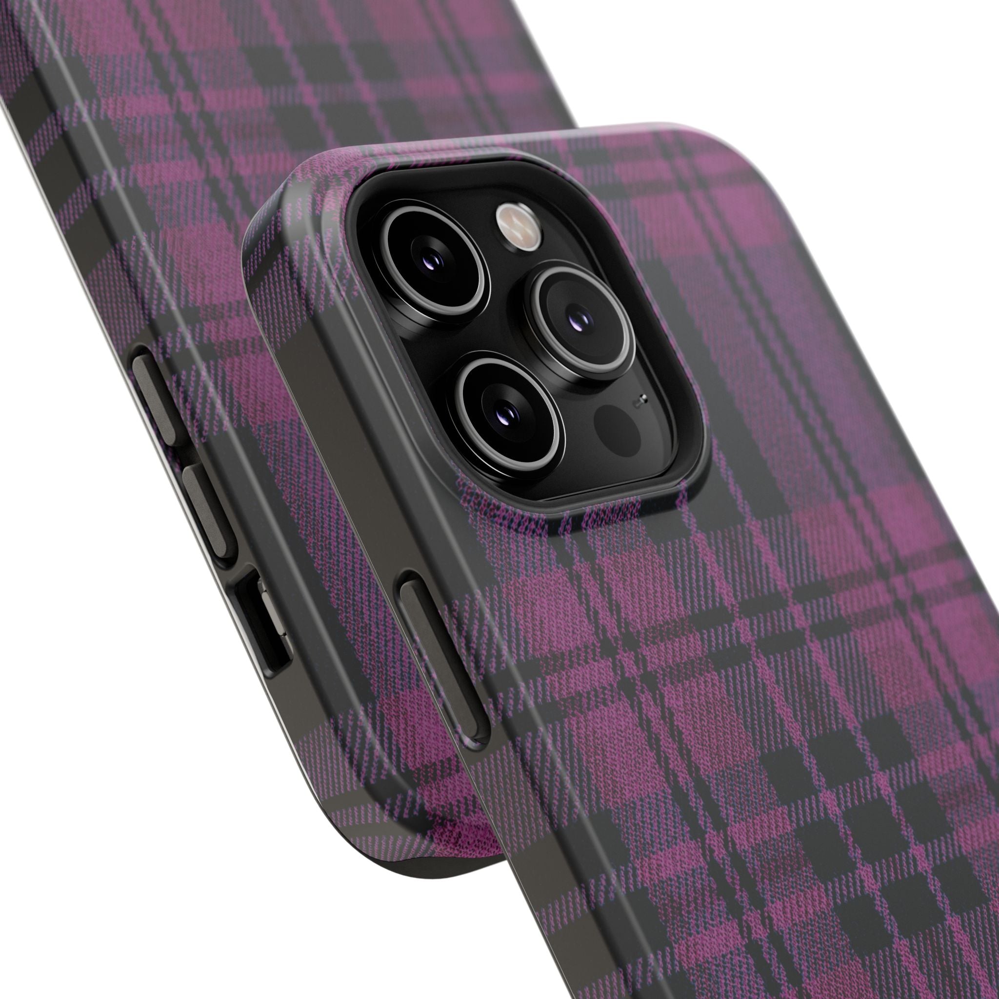 Black and Pink Plaid Case