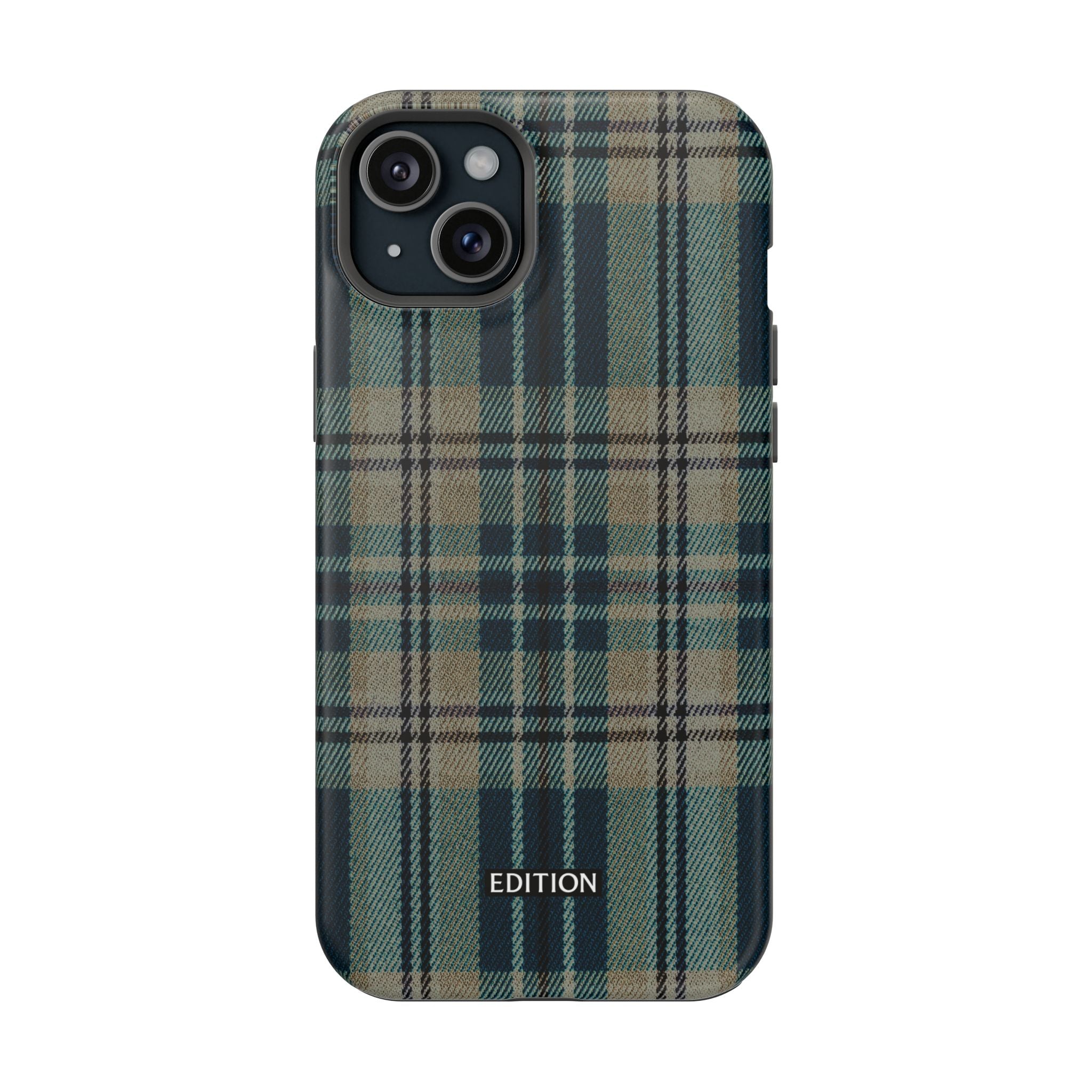 Green and Blue Plaid Case