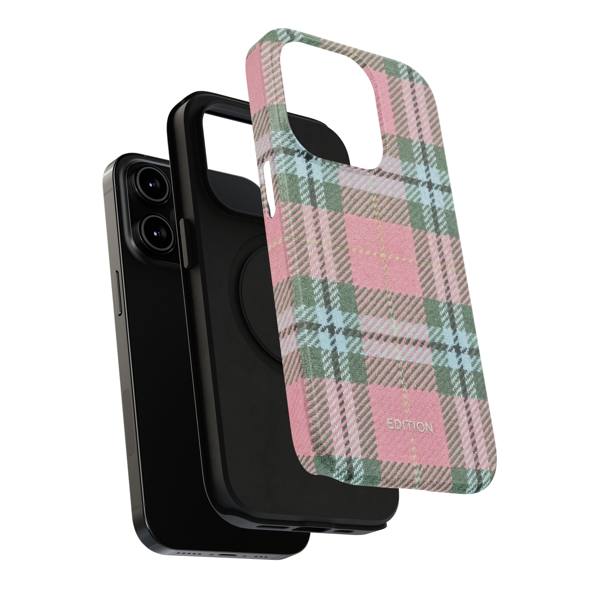Baby Pink Plaid Case