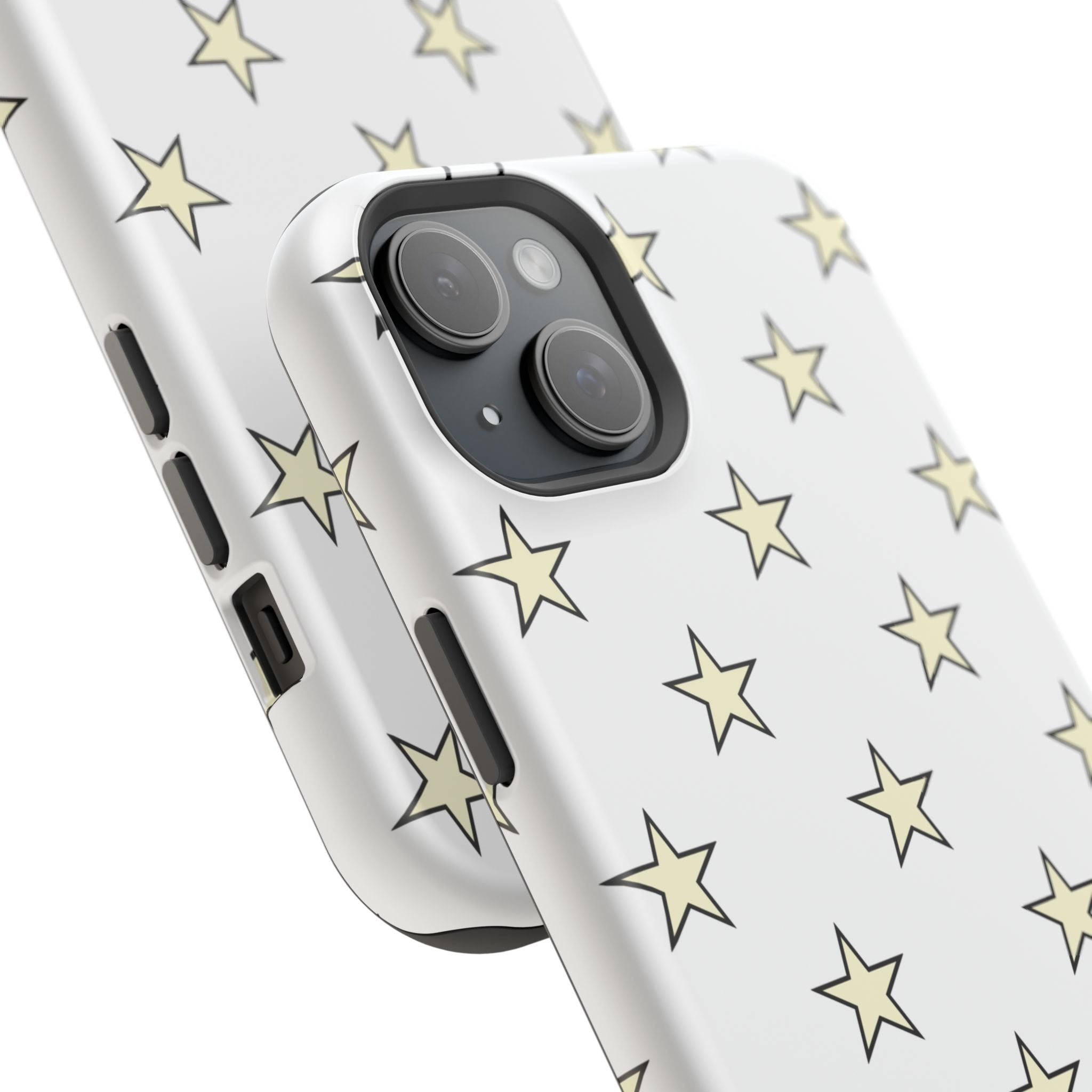 Yellow and White Star Case