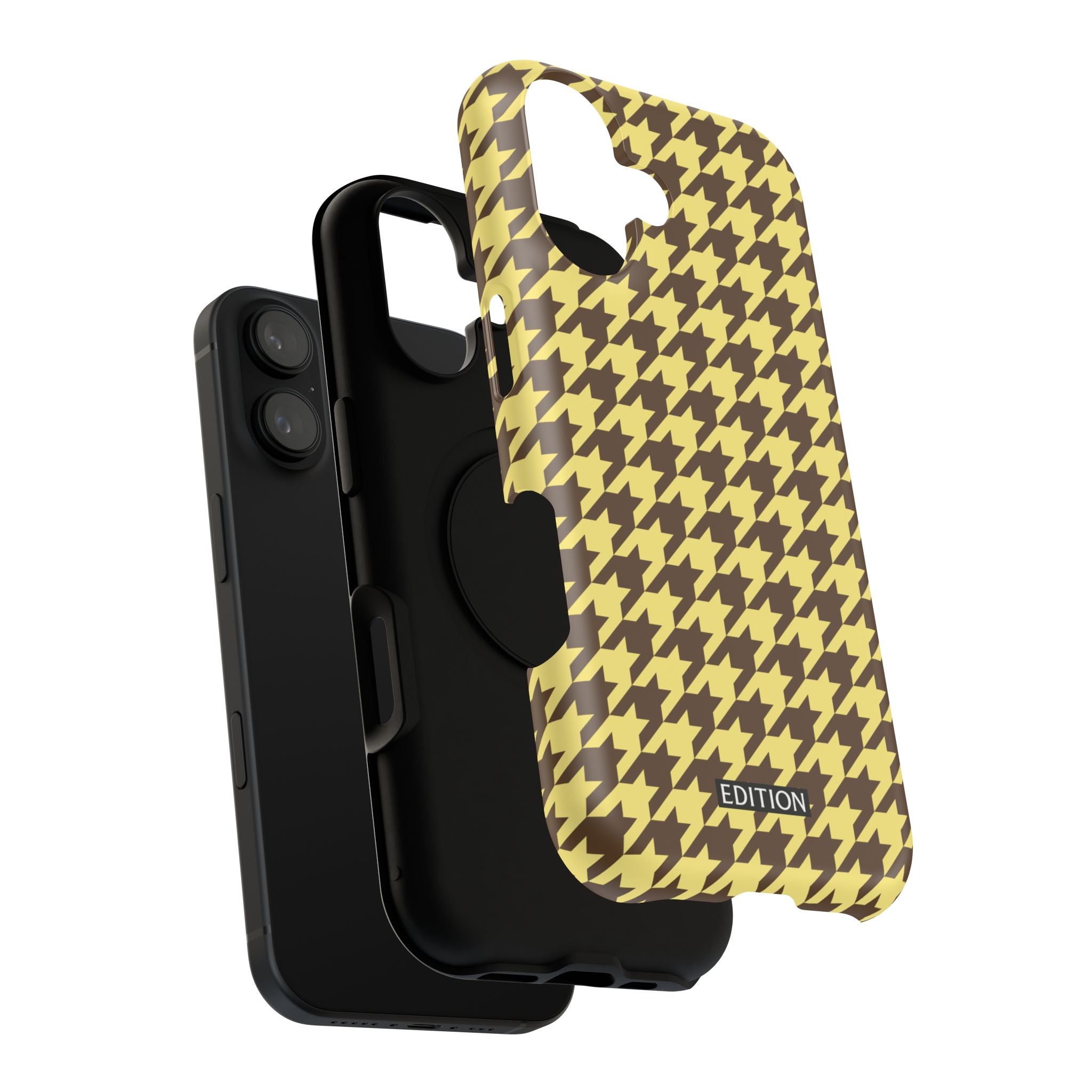 Banana Split Houndstooth Case