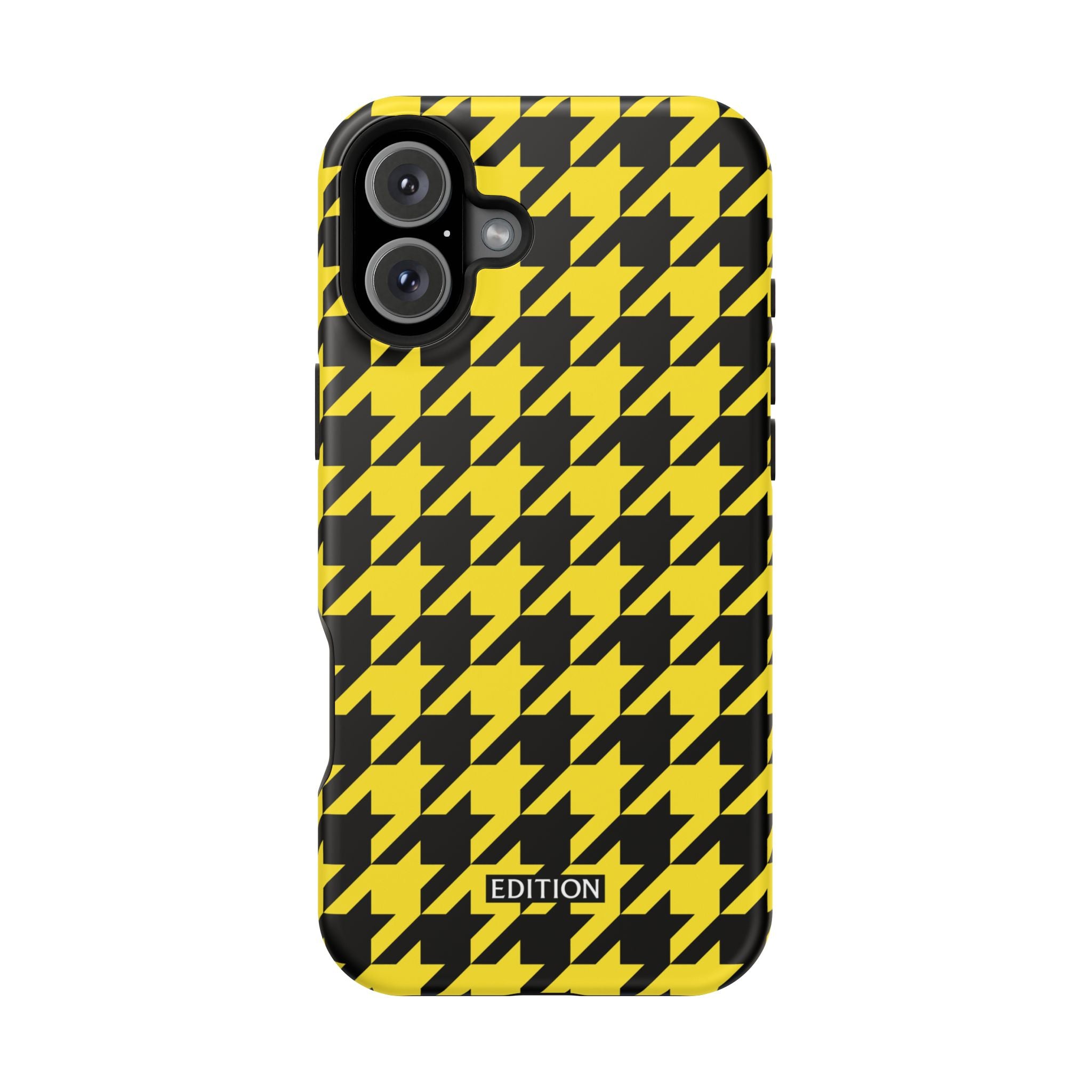 Yellow Houndstooth Case