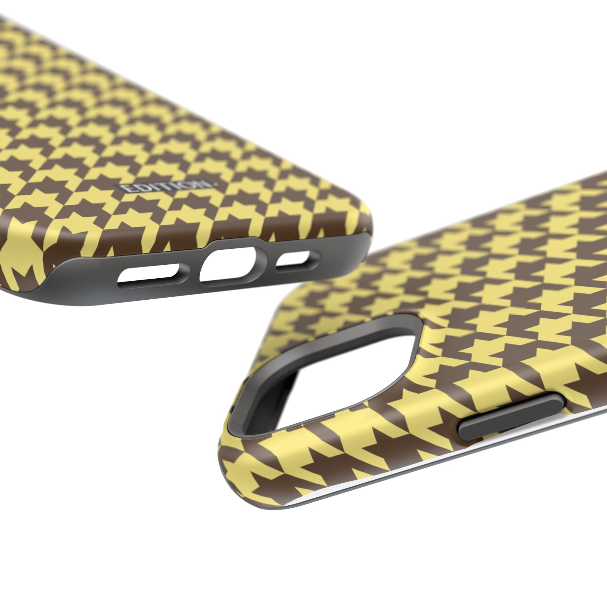 Banana Split Houndstooth Case