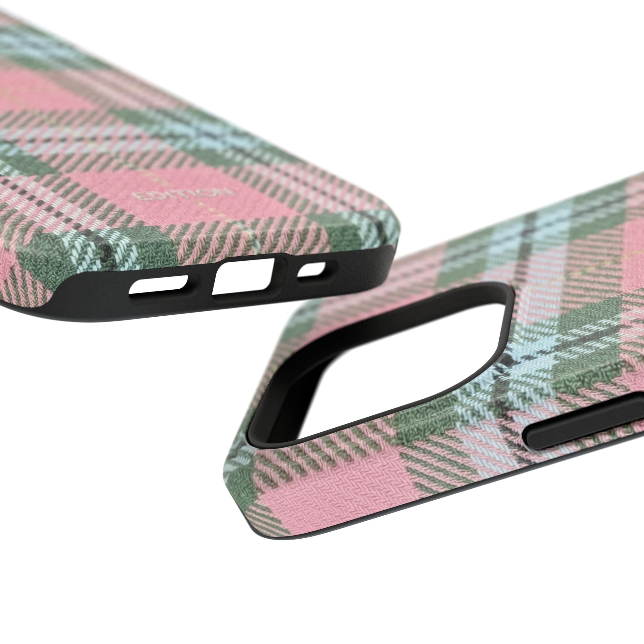 Baby Pink Plaid Case