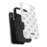 Pink and White Star Case