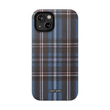 Blue and Pink Plaid Case