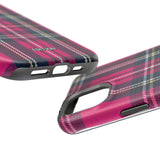 Hot Pink and Navy Plaid Case