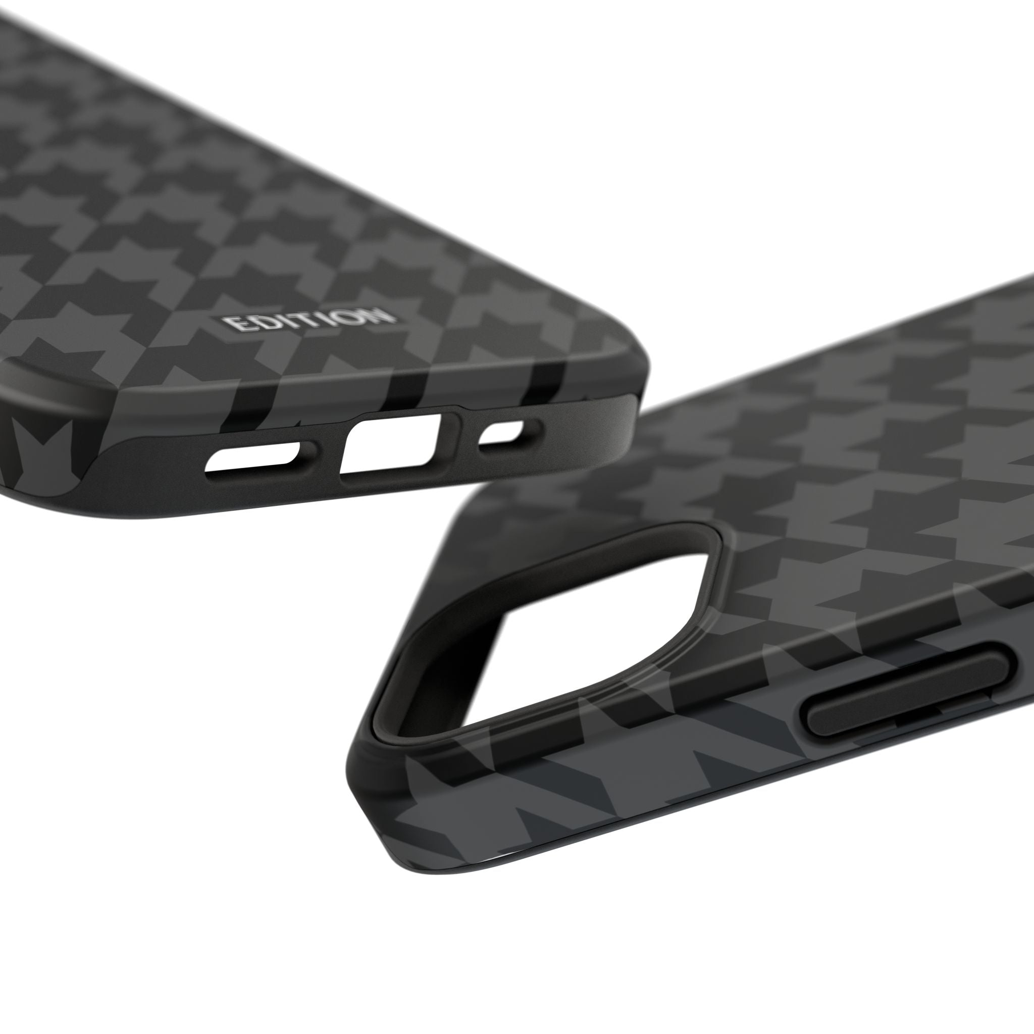 Grey Houndstooth Case