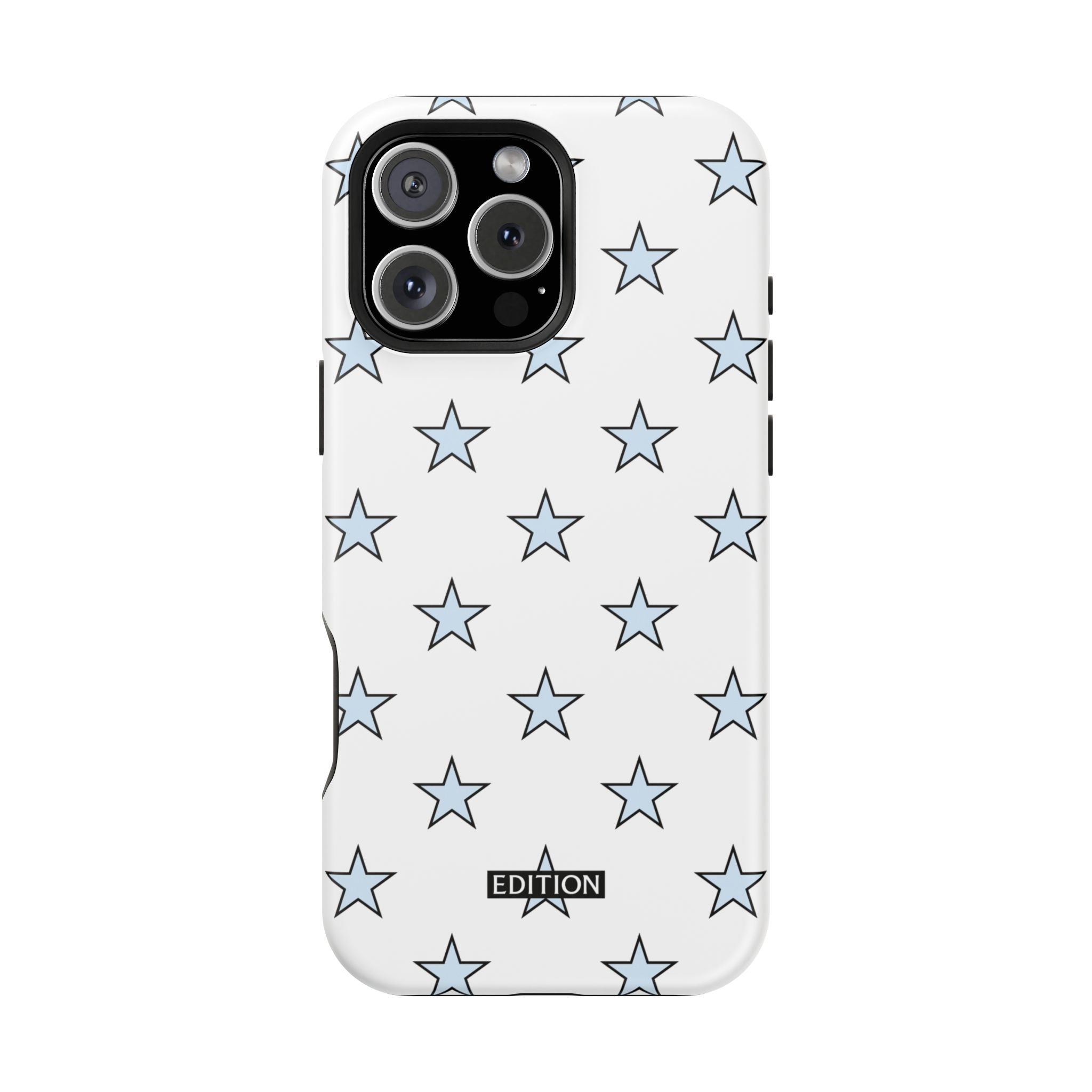 Blue and White Star Case