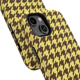 Banana Split Houndstooth Case