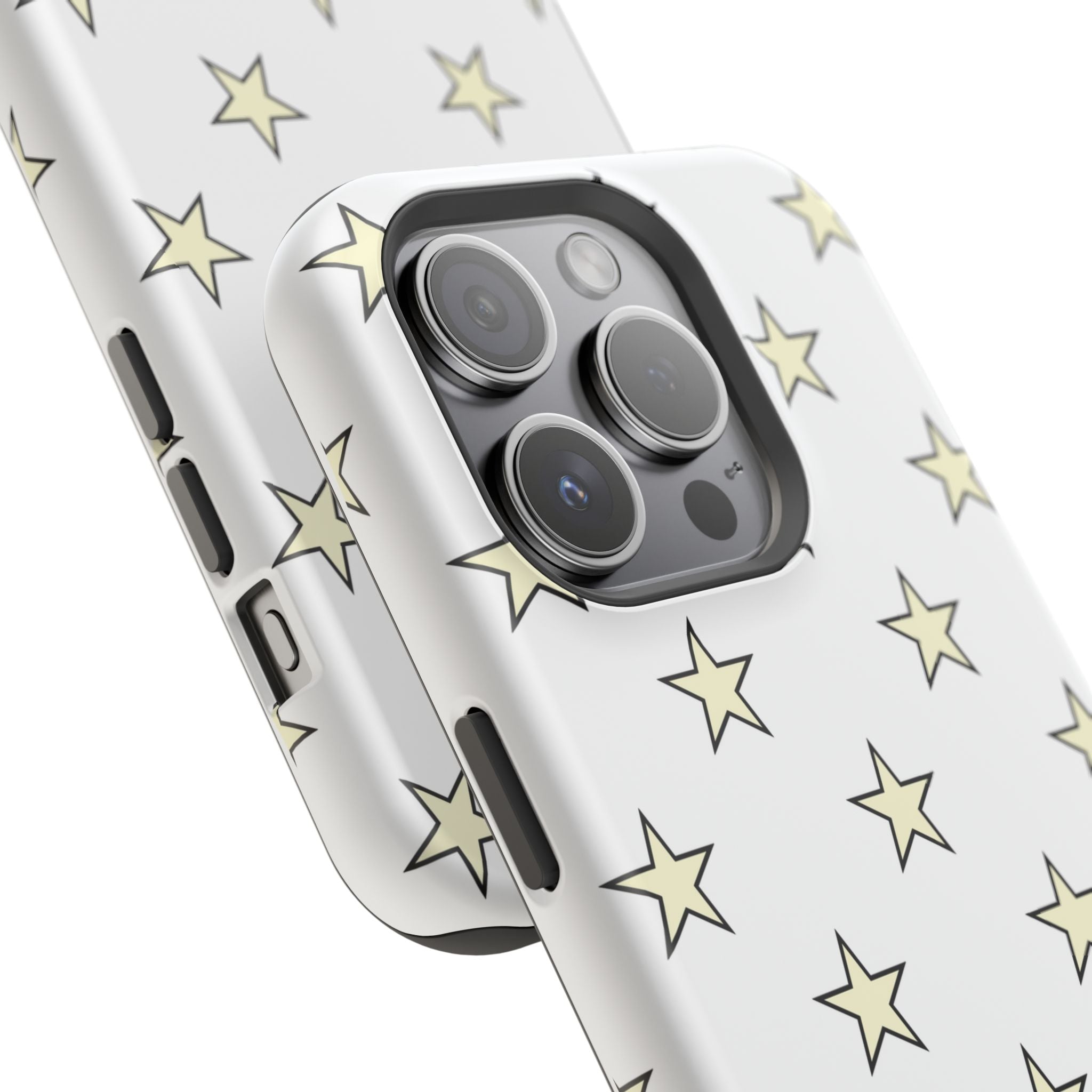 Yellow and White Star Case