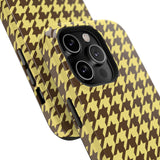 Banana Split Houndstooth Case