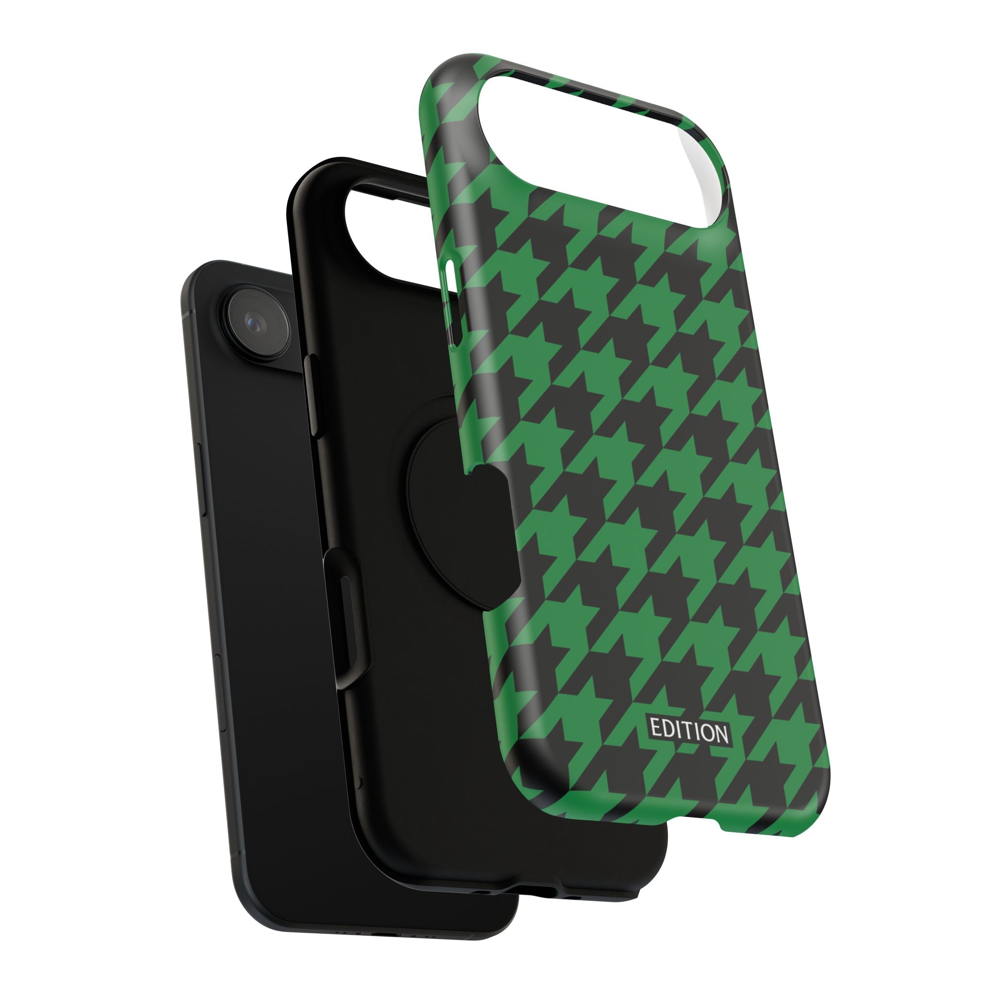 Green Houndstooth Case