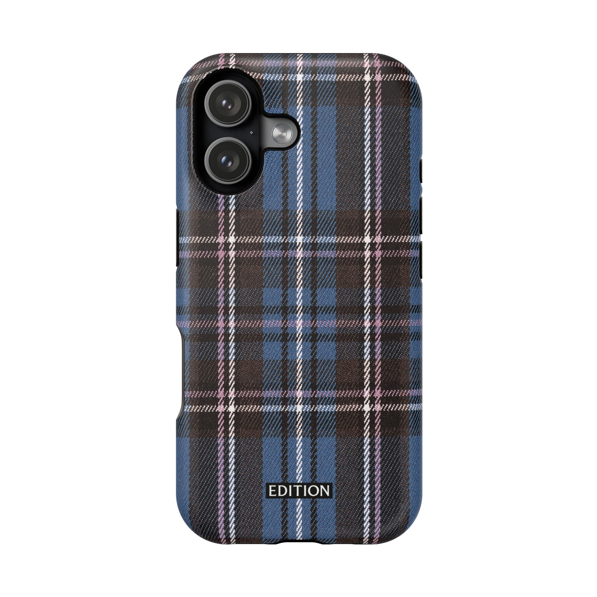 Blue and Pink Plaid Case