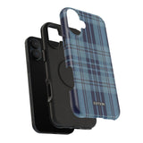 Navy Plaid Case