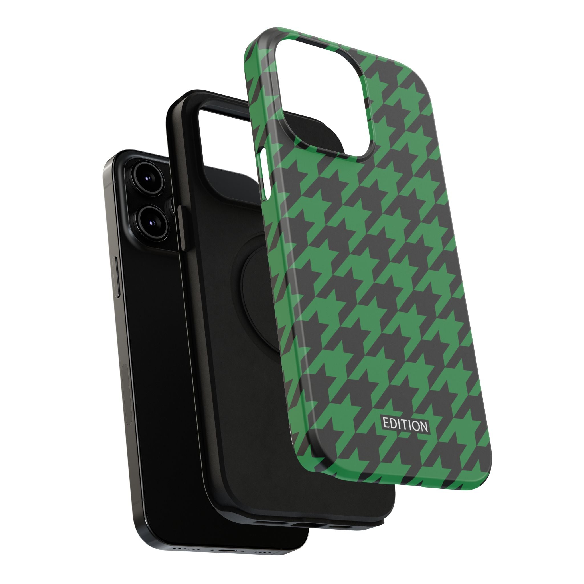 Green Houndstooth Case