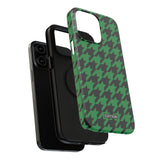 Green Houndstooth Case